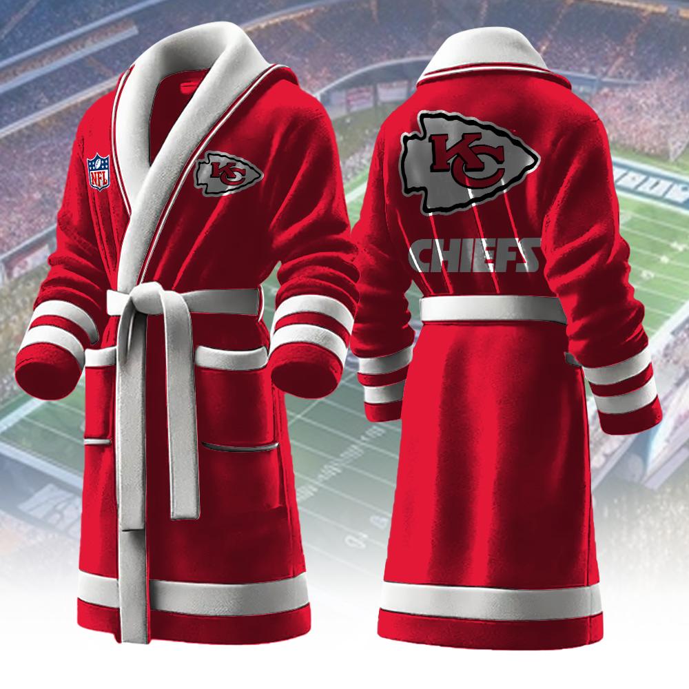 Kansas City Chiefs Fleece Bathrobe