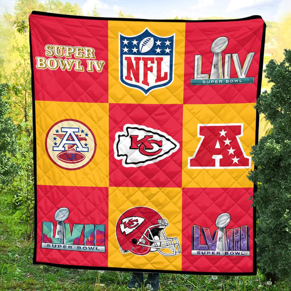 Kansas City Chiefs Quilt Blanket